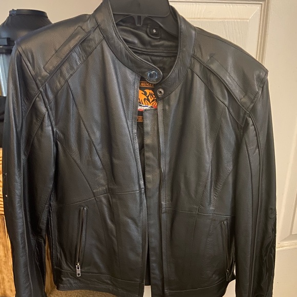 Leather motorcycle jacket size S - Picture 2 of 7